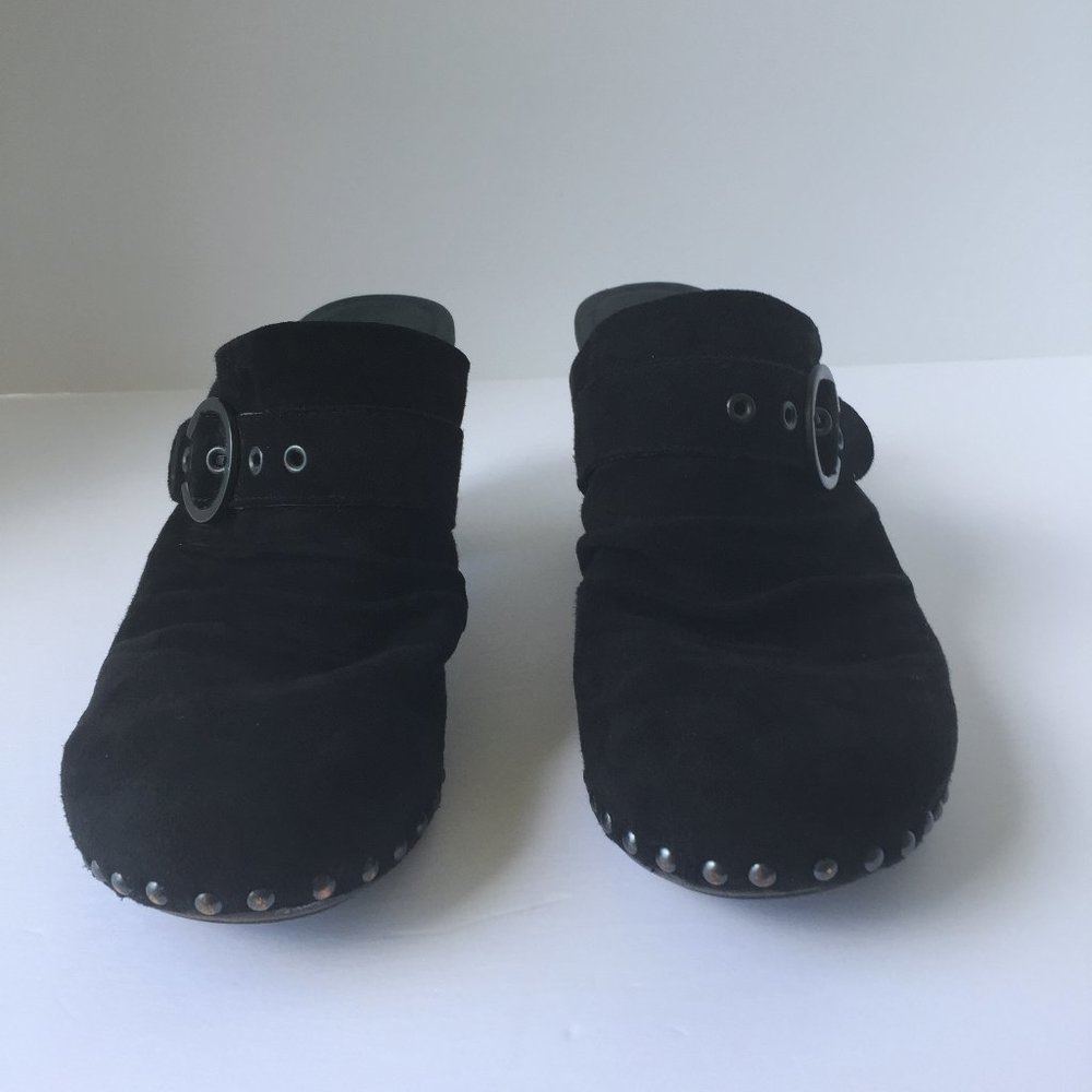 Dansko Black Suede Clogs  Size 40/ US 9.5/10
